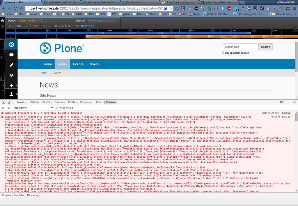 Again Dealing With 3rd Party Js Modules In Plone 5 Is A Major Pain Add On Development Plone Community