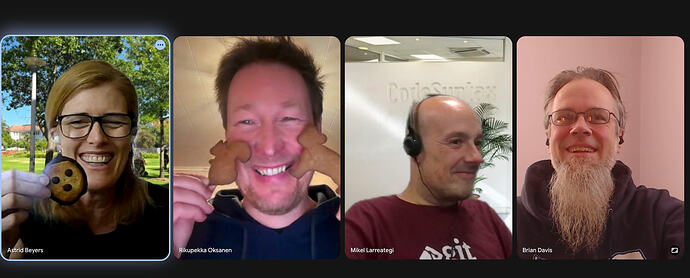 Plone cookie 16 December 2025 Marketing meeting image from Google Meet