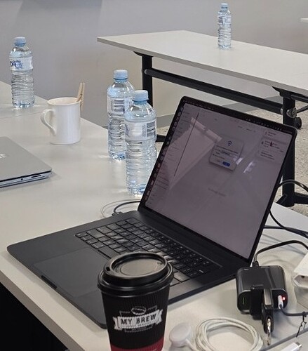 laptop waiting for Plone case studies to be submitted