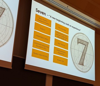 Plone7 slide from PloneConf2025