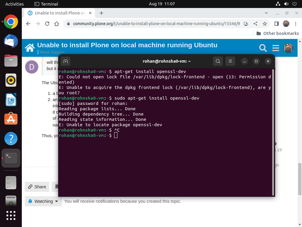 Unable To Install Plone On Local Machine Running Ubuntu - Plone Support -  Plone Community